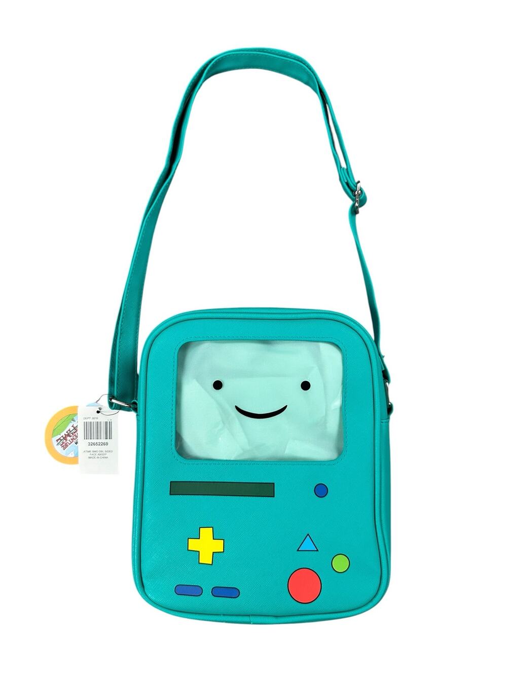 Hot Topic Adventure Time BMO Double Sided Crossbody Bag NWT